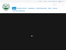 Tablet Screenshot of ghazifabrics.com